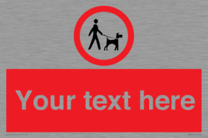 Custom Road regulatory dogs on leads